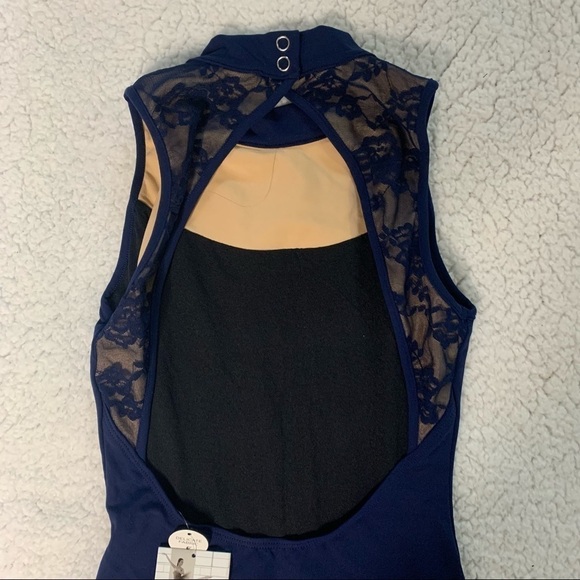 Energetiks New With Tags Scarlet Lace Leotard in Navy US Size 4/6 - Picture 8 of 16
